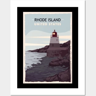 rhode island Posters and Art